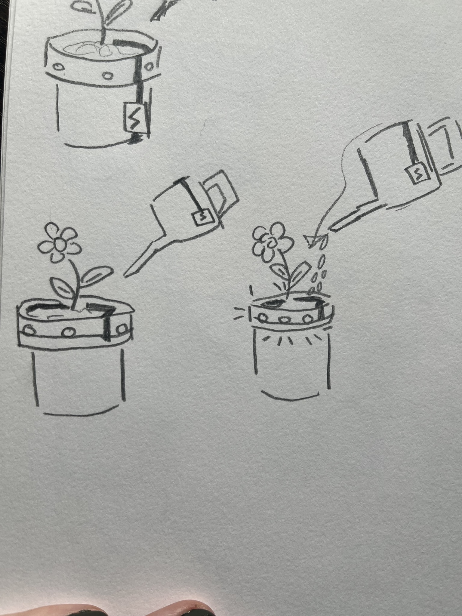 This sketch is me working out how I would actually construct this circuit.