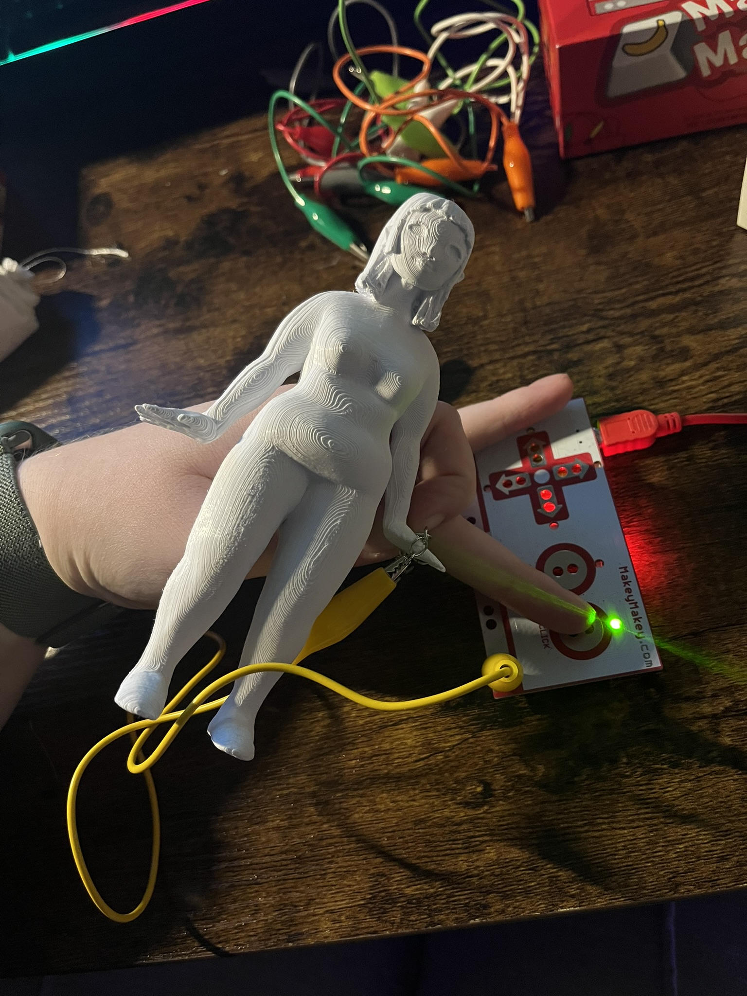 I tested my materials to see if I could potentially use something new for my doll.