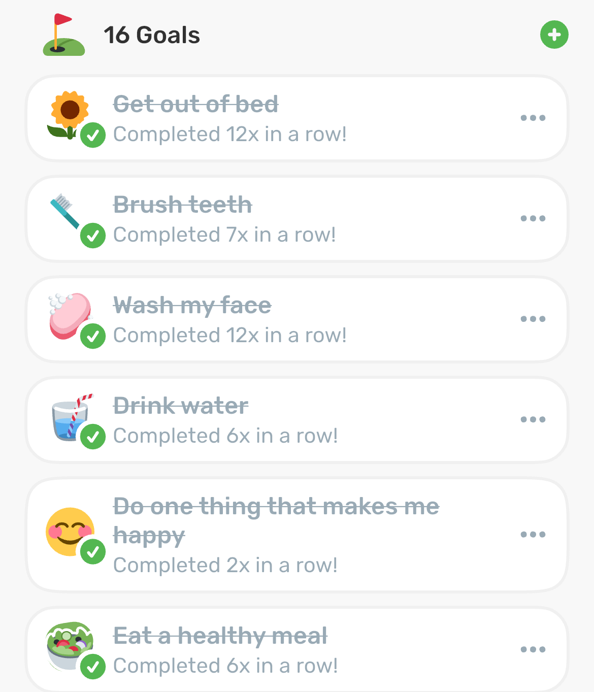 These are some of the many tasks I have given myself on Finch as I am someone who feels greatly motivated by being able to check things off a list.
